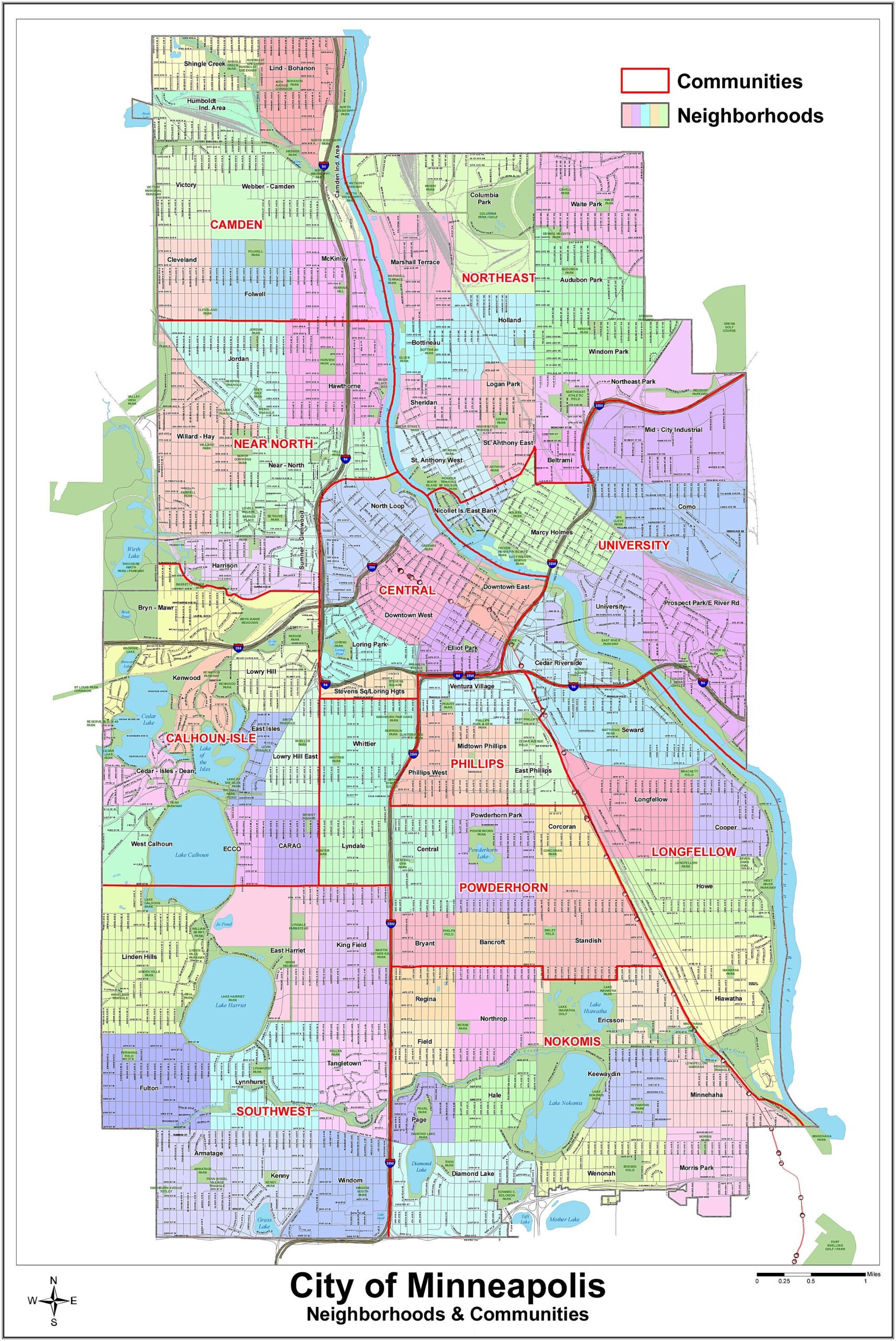 Large Minneapolis Maps For Free Download And Print High Resolution And Detailed Maps