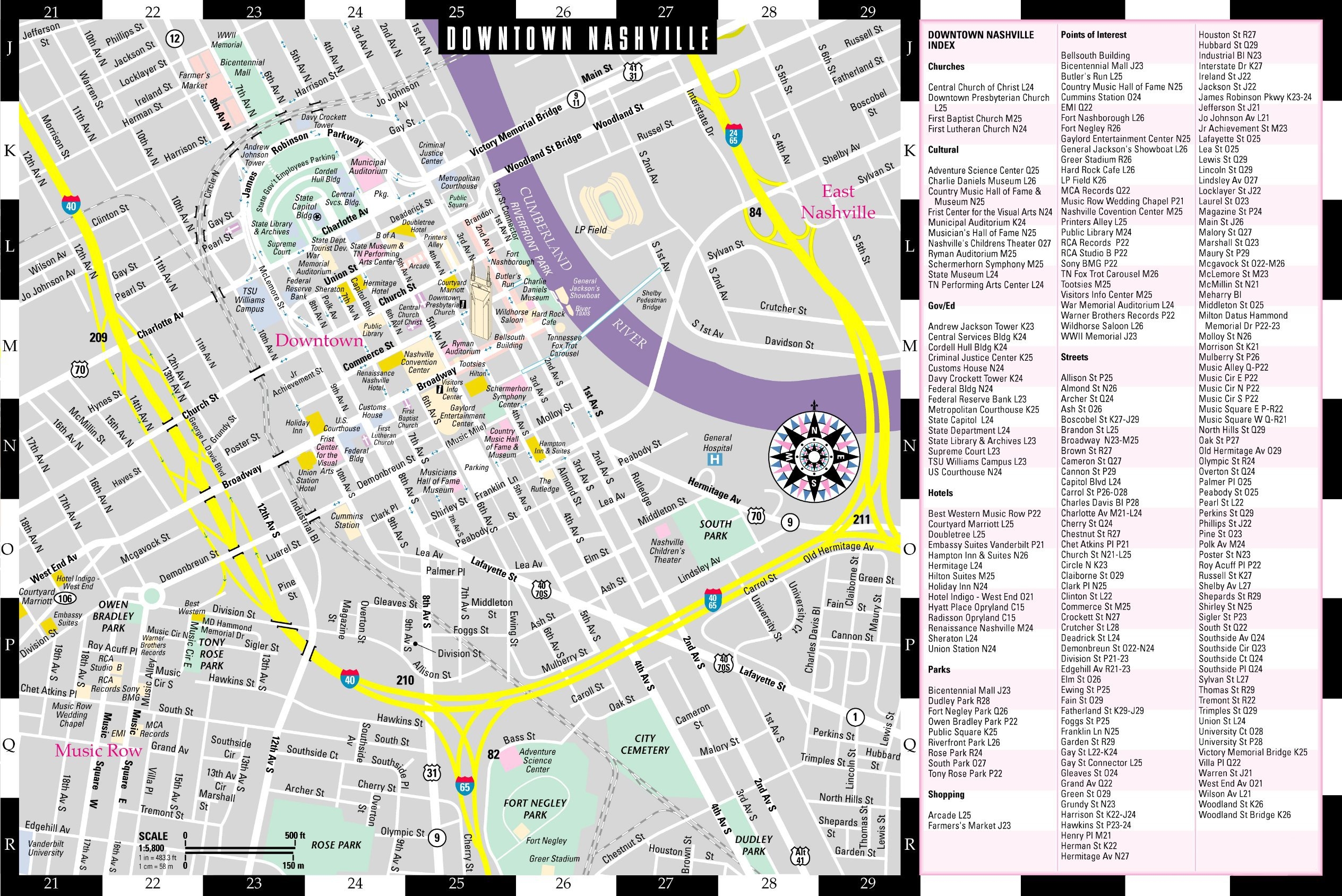 Large Nashville Maps For Free Download And Print High Resolution And Detailed Maps