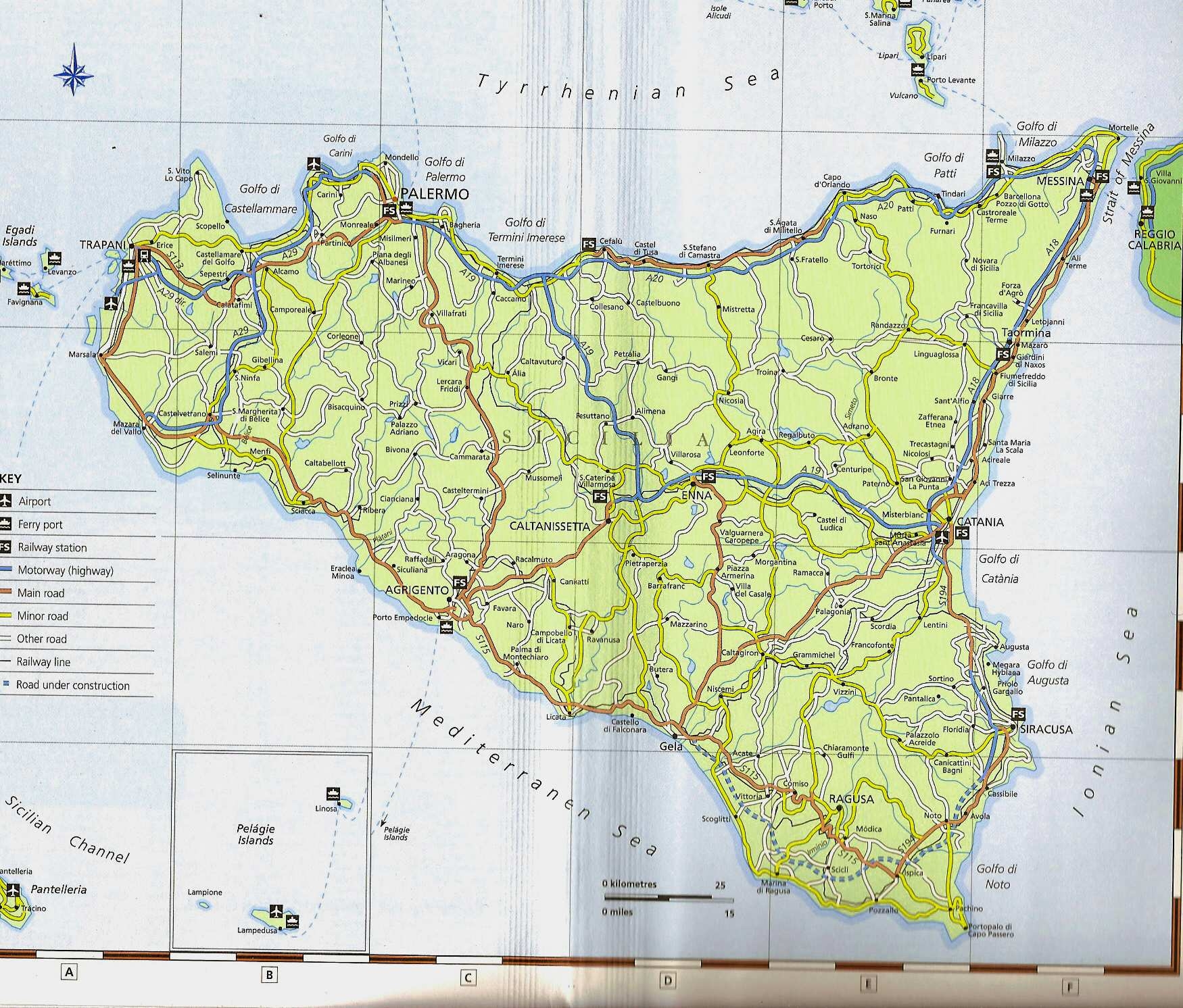 Large Sicily Maps For Free Download And Print High Resolution And Detailed Maps