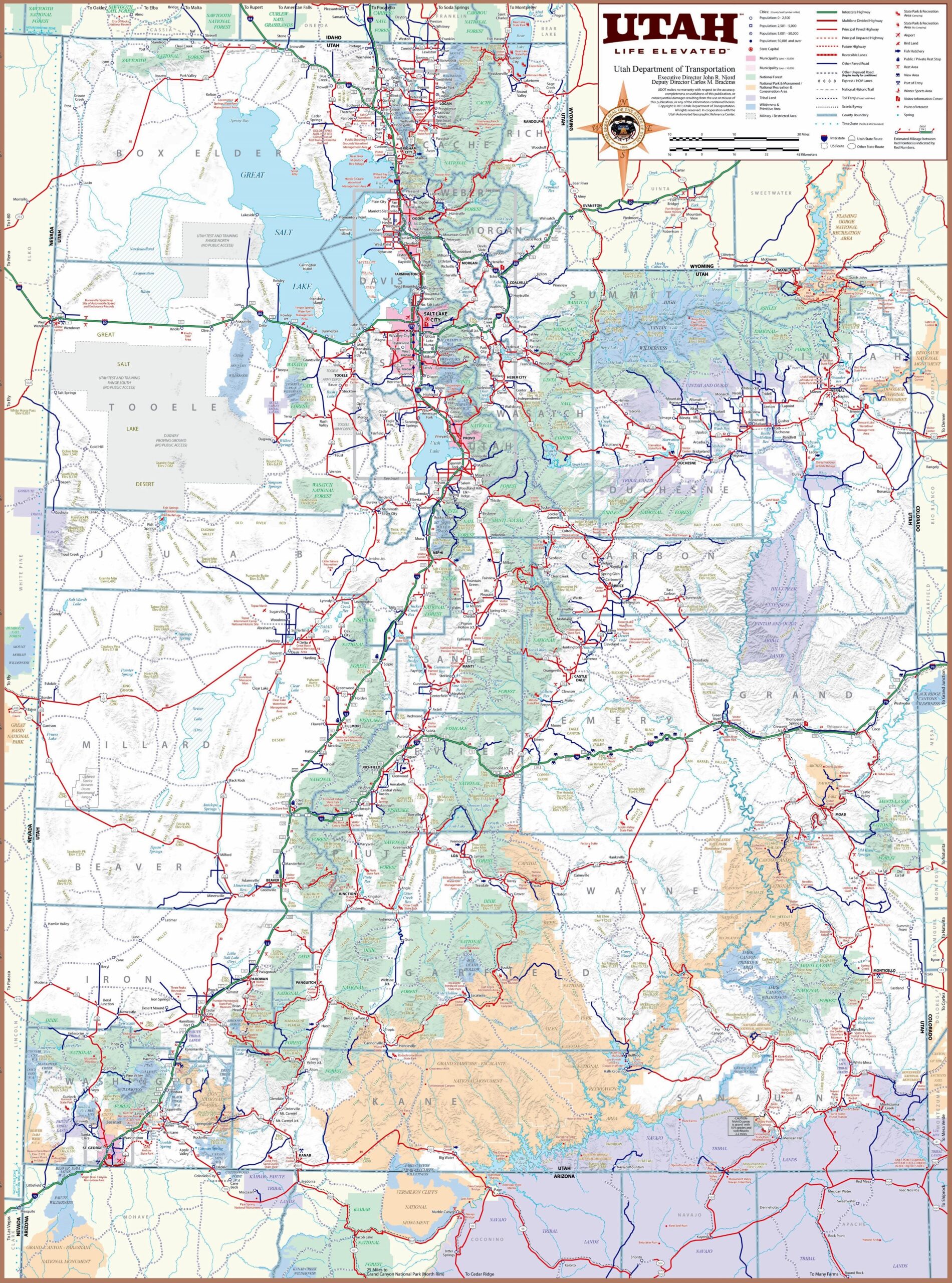 Large Utah Maps For Free Download And Print High Resolution And Detailed Maps