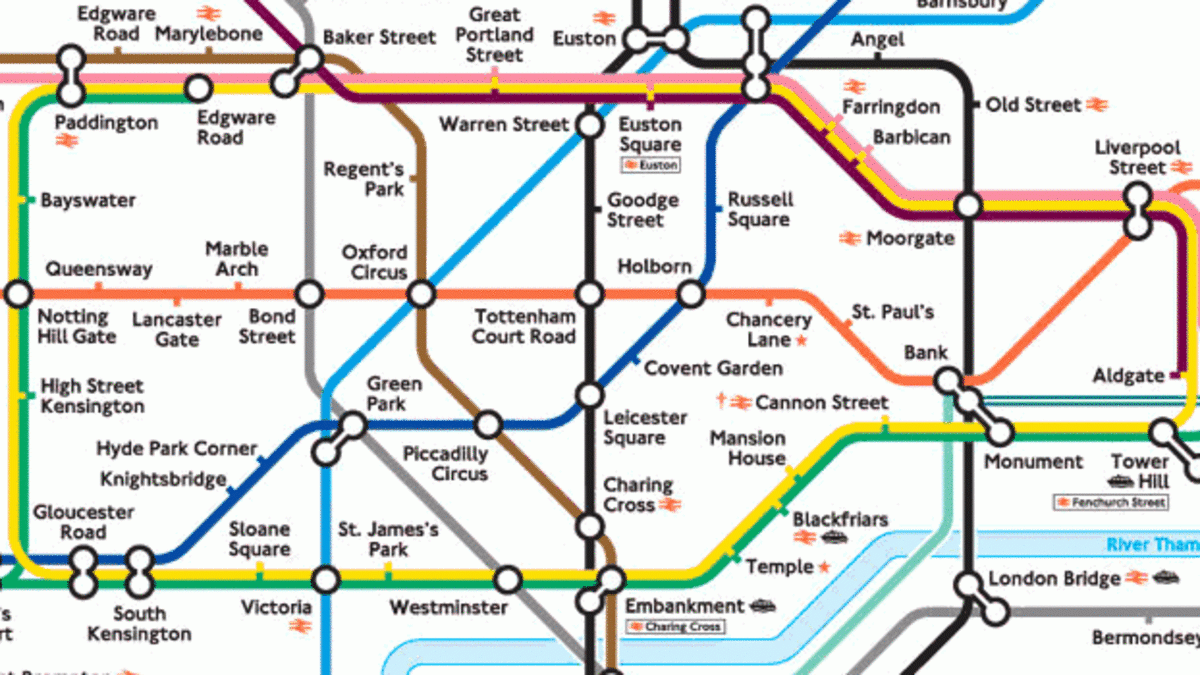 London Underground Transport Tube Map HubPages