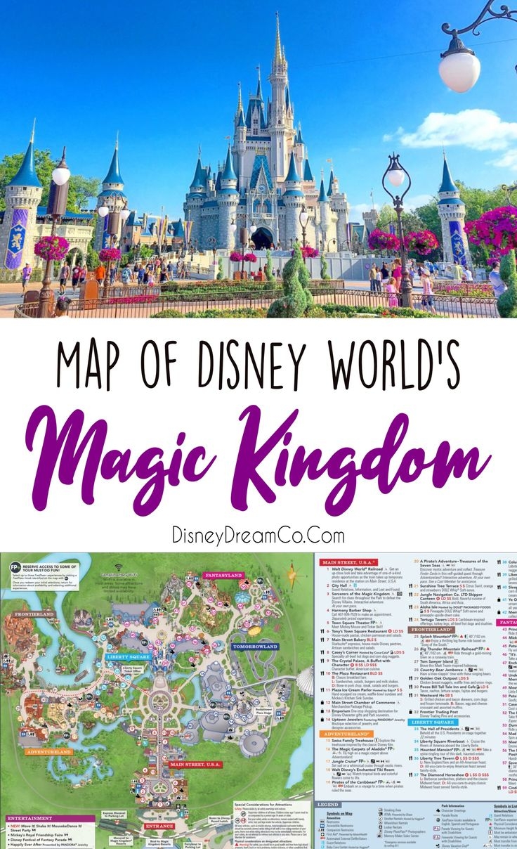 Magic Kingdom Map Walt Disney World Disney Dream Co Magic Kingdom Map Walt Disney World Disney Dream Co