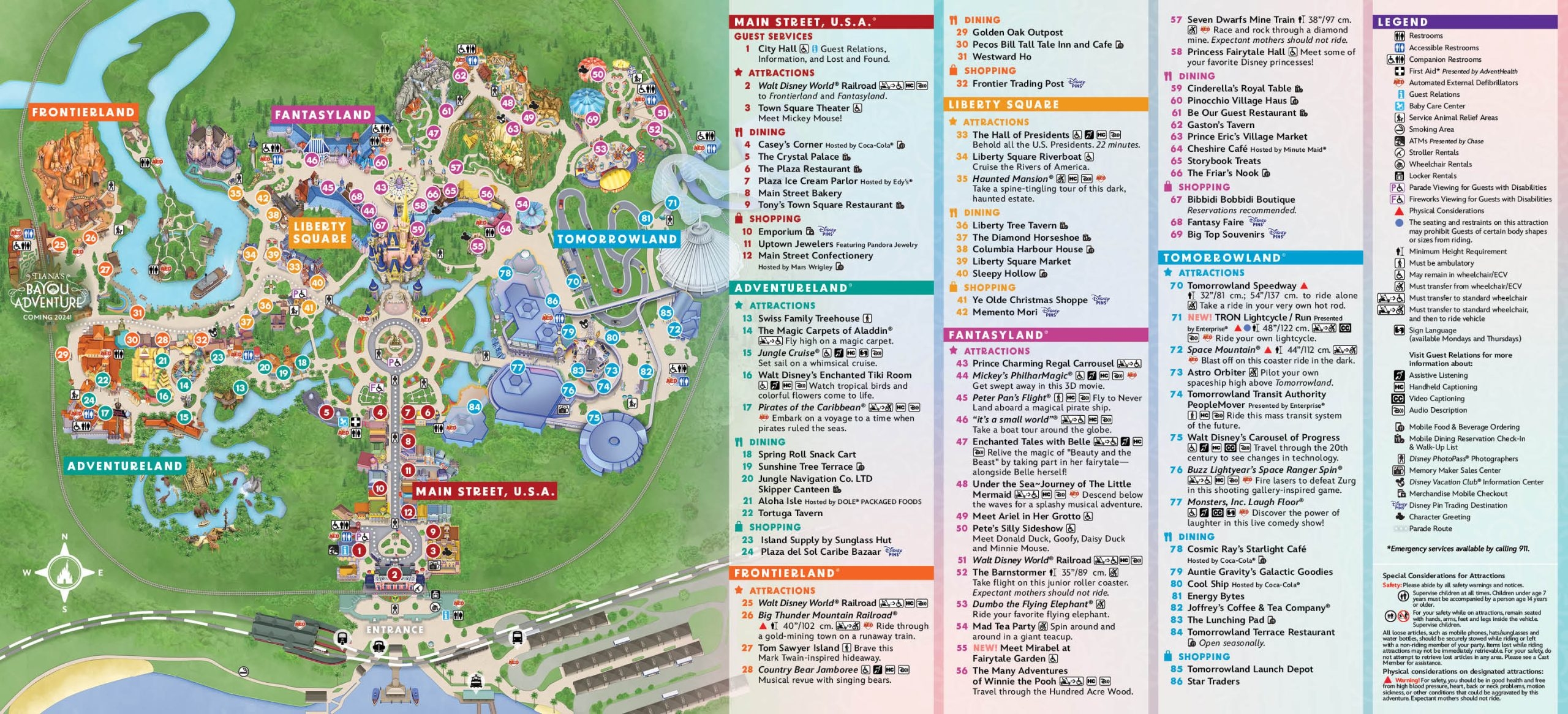 Magic Kingdom Maps