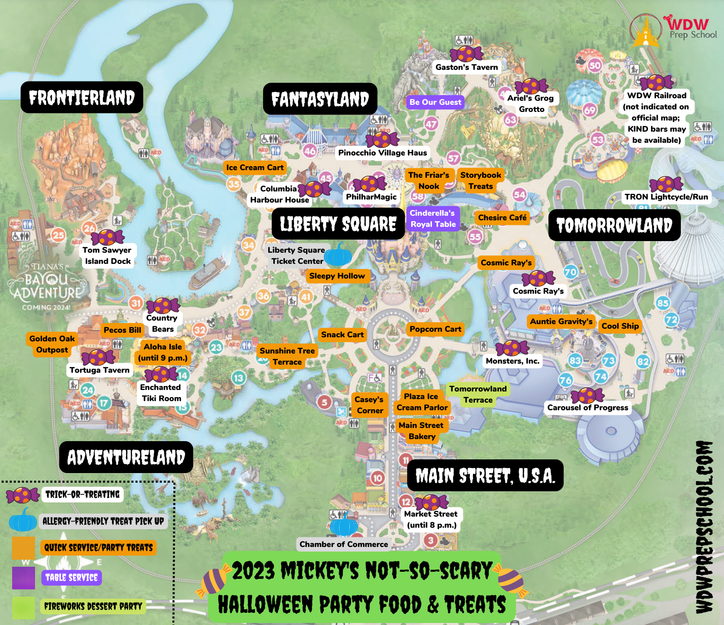 Magic Kingdom Maps WDW Prep School Worksheets Library