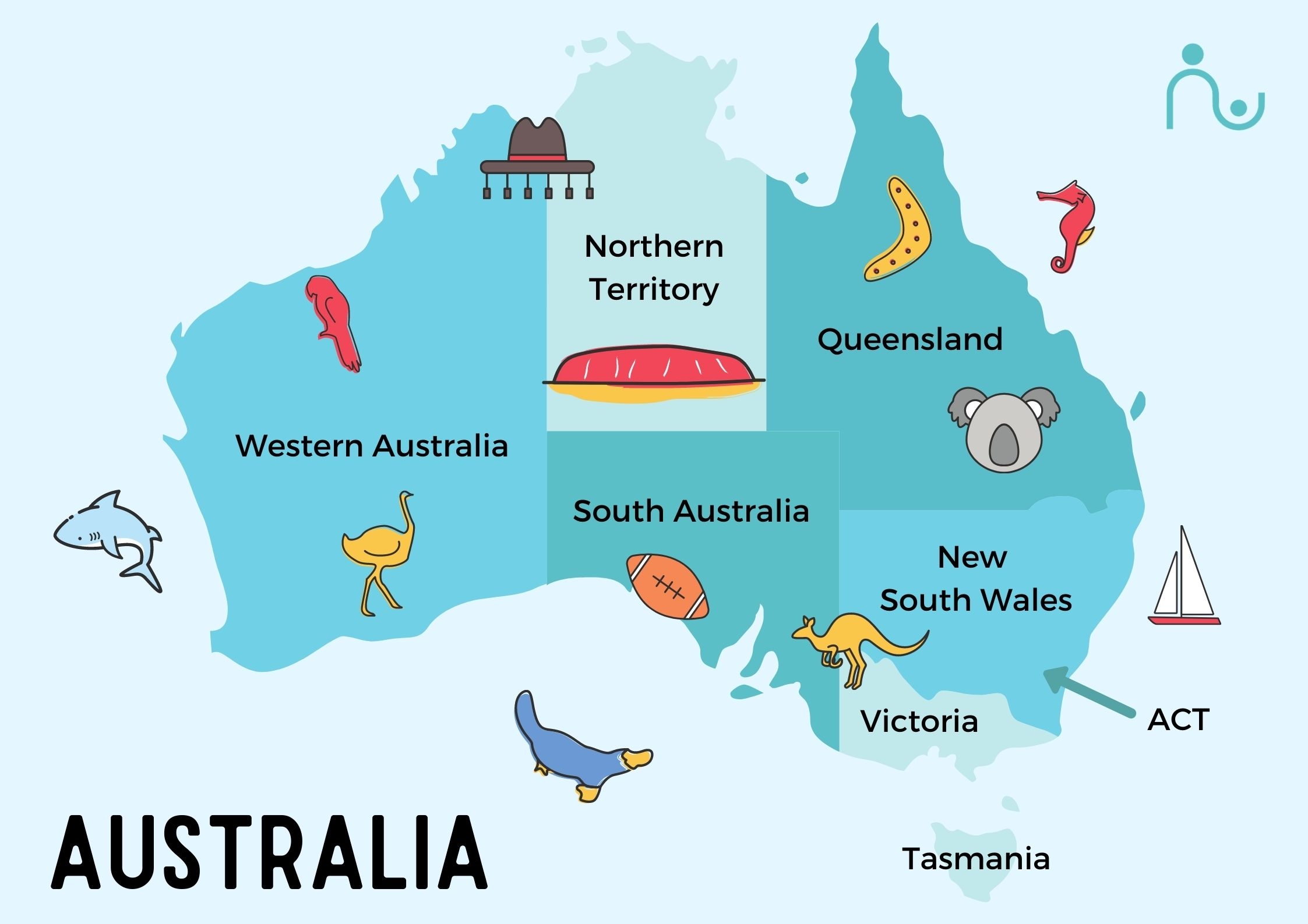 Map Of Australia For Kids free Printable Facts And Activities
