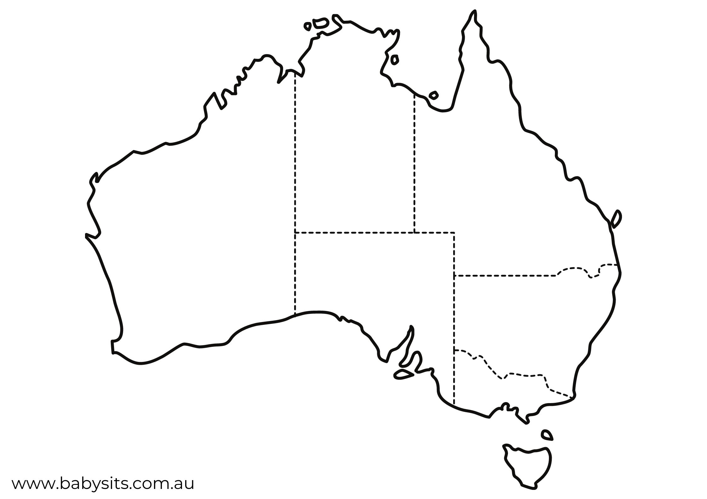 Map Of Australia For Kids free Printable Facts And Activities