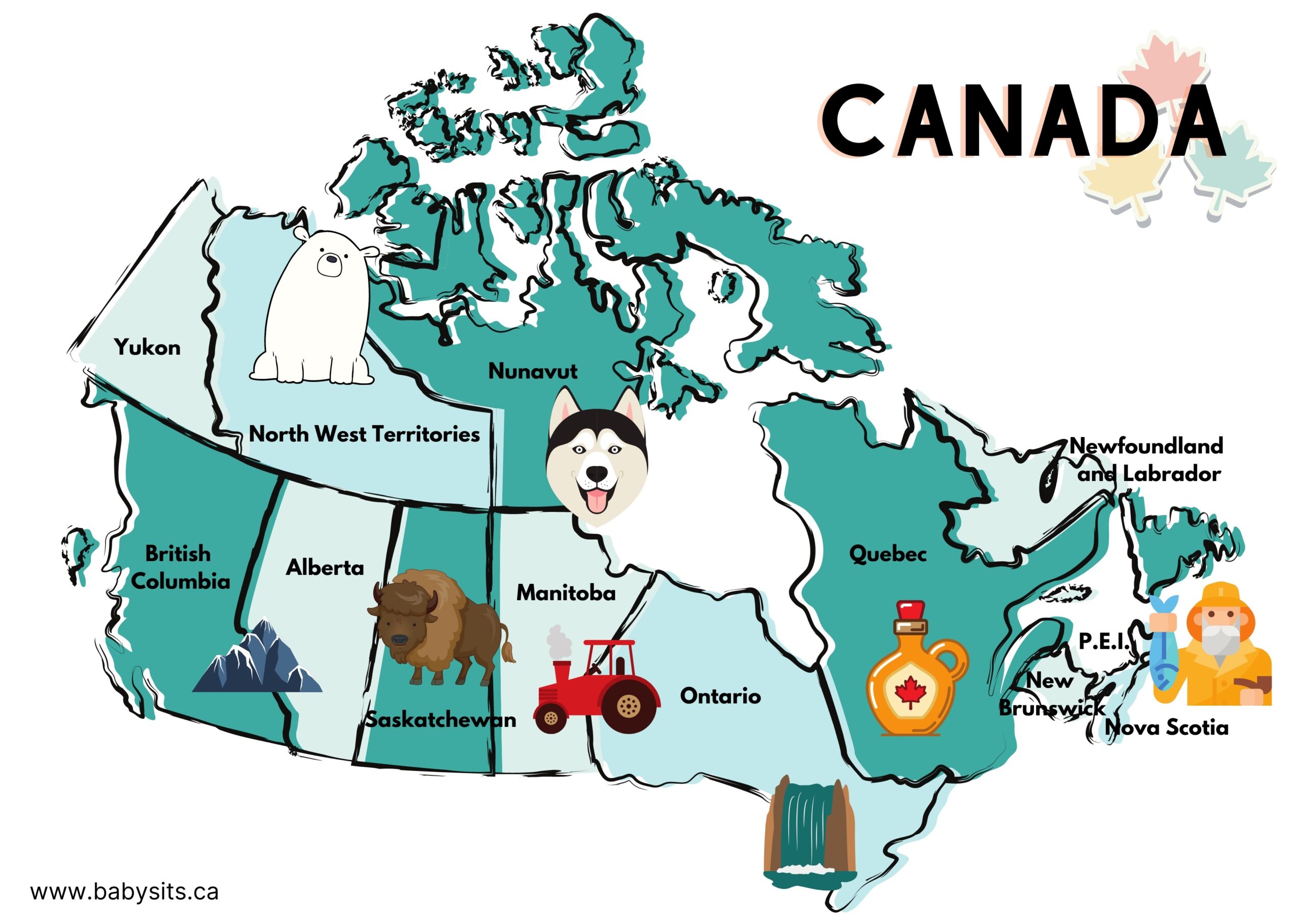 Map Of Canada For Kids free Printable Facts And Activities