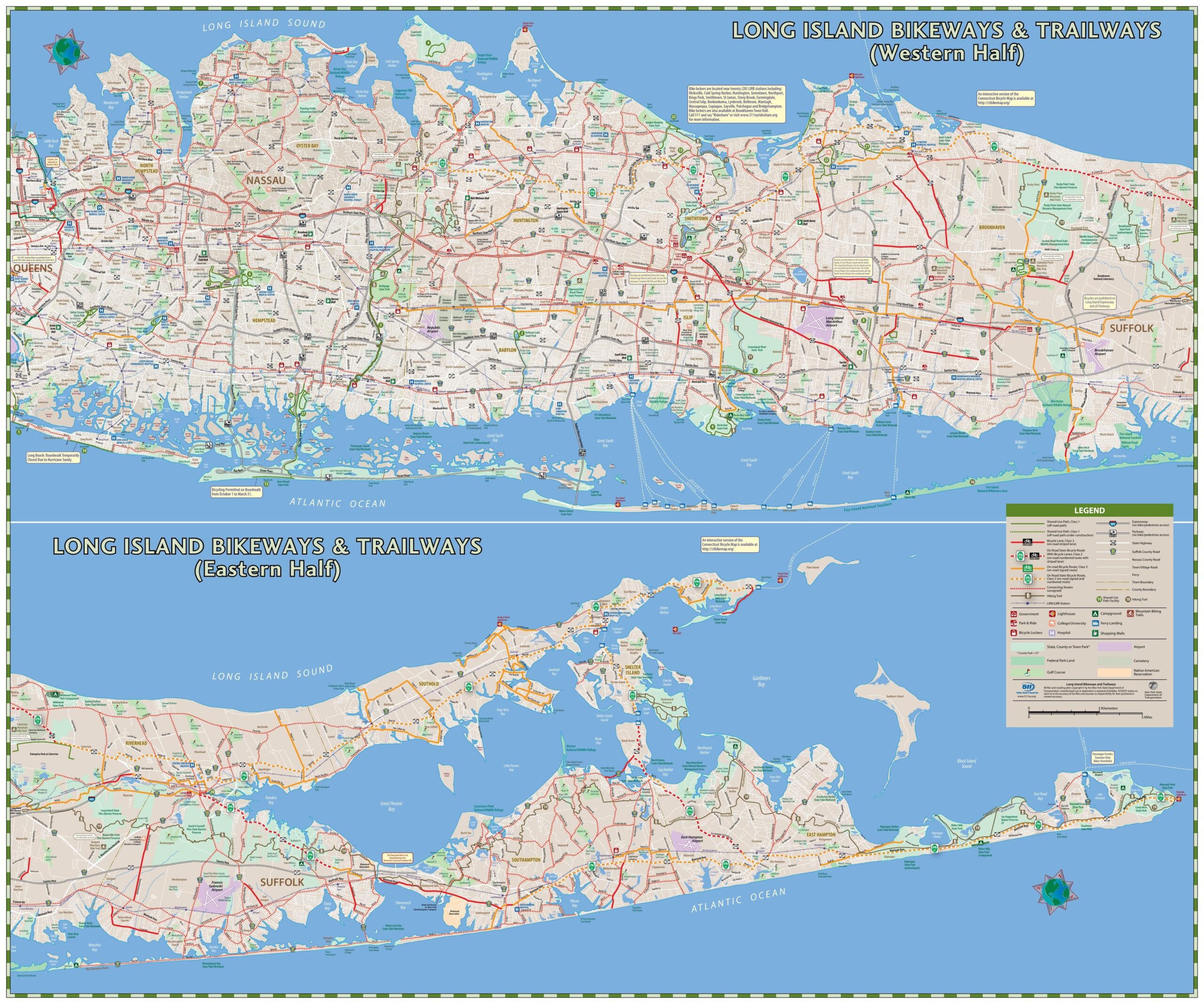 Map Of Long Island Street Streets Roads And Highways Of Long Island