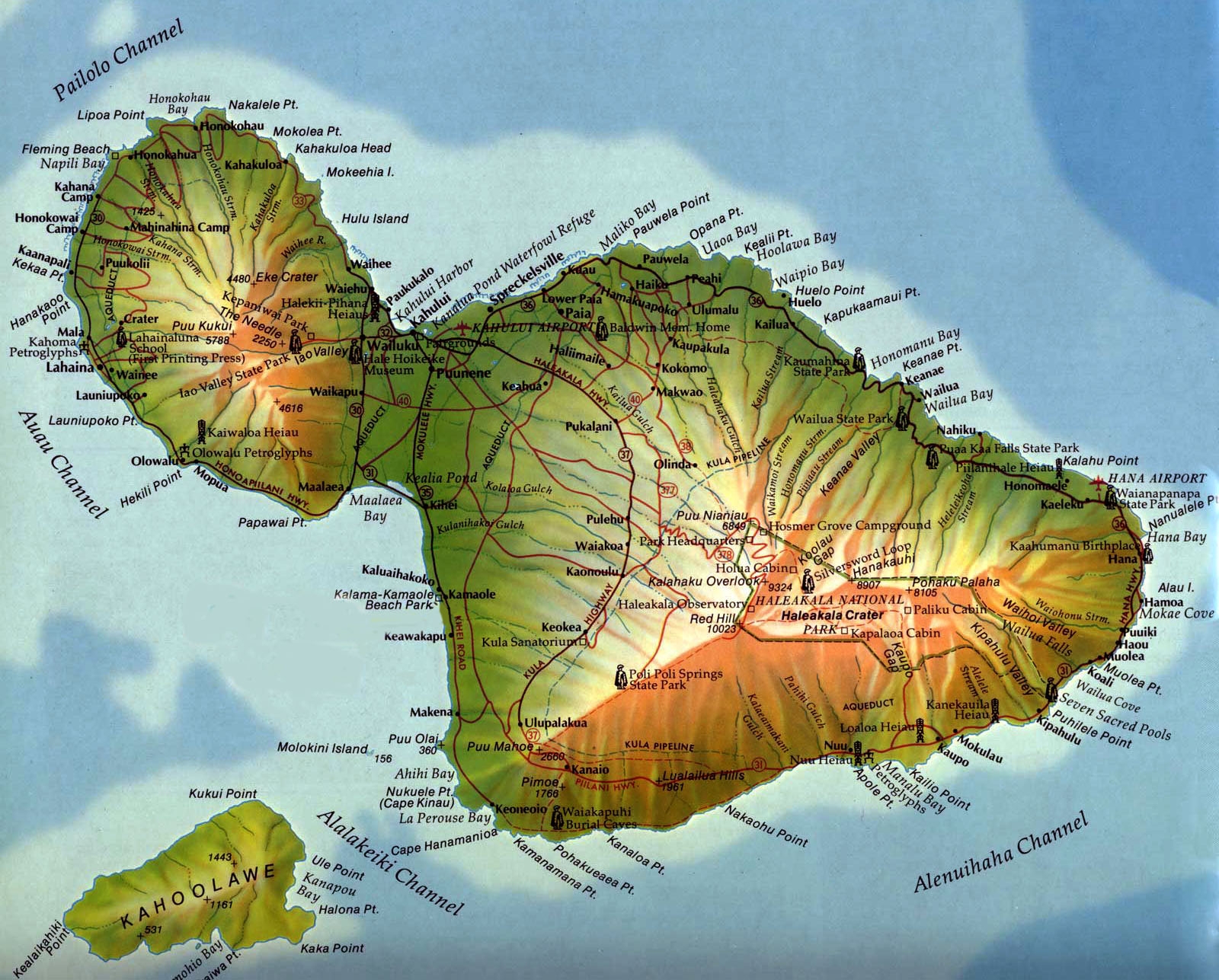 Map Of Maui