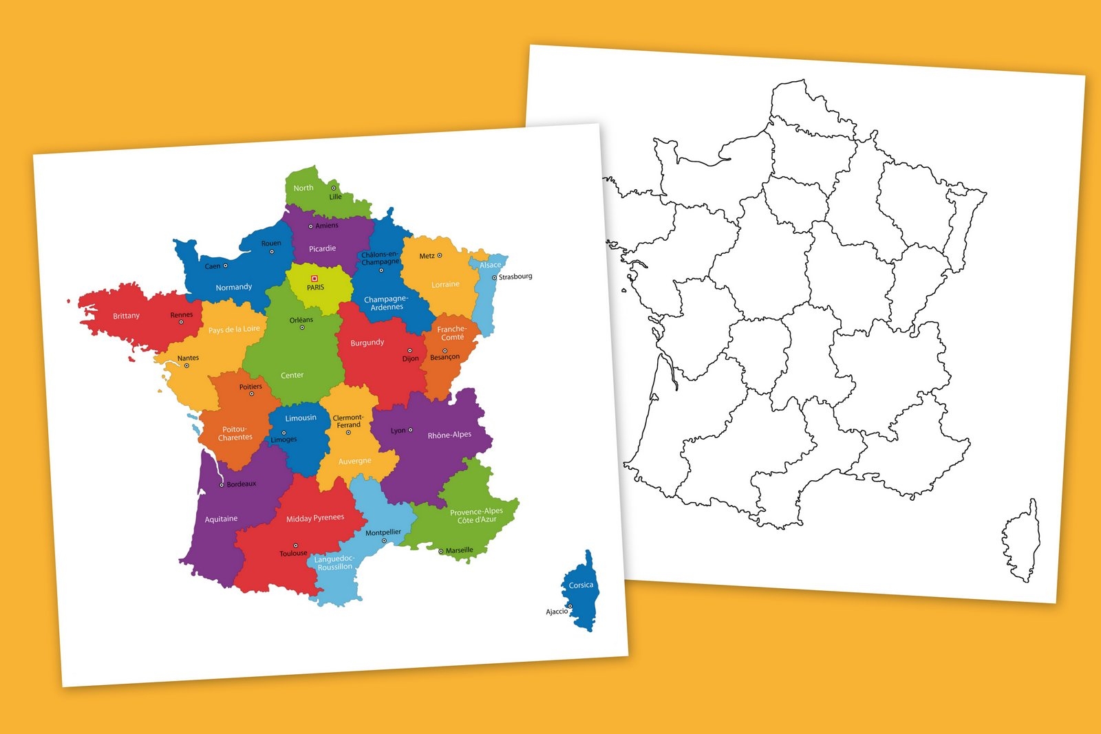 Maps Of France To Color At PrintColorFun