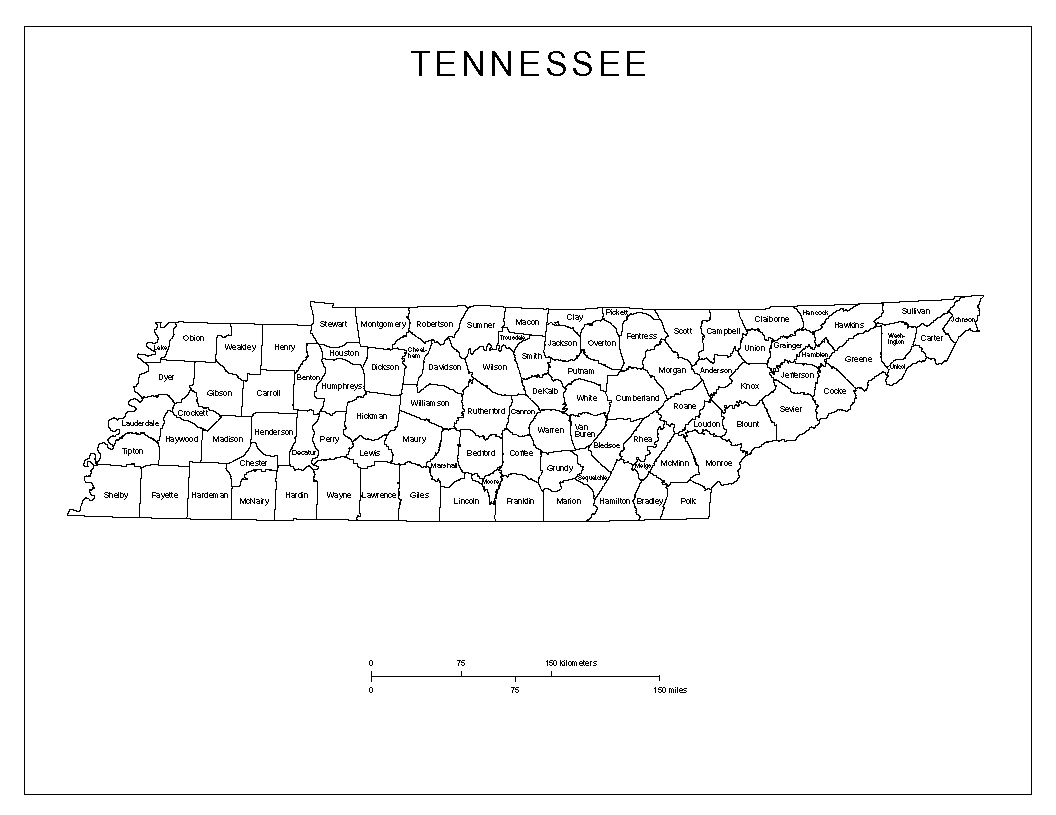 Maps Of Tennessee