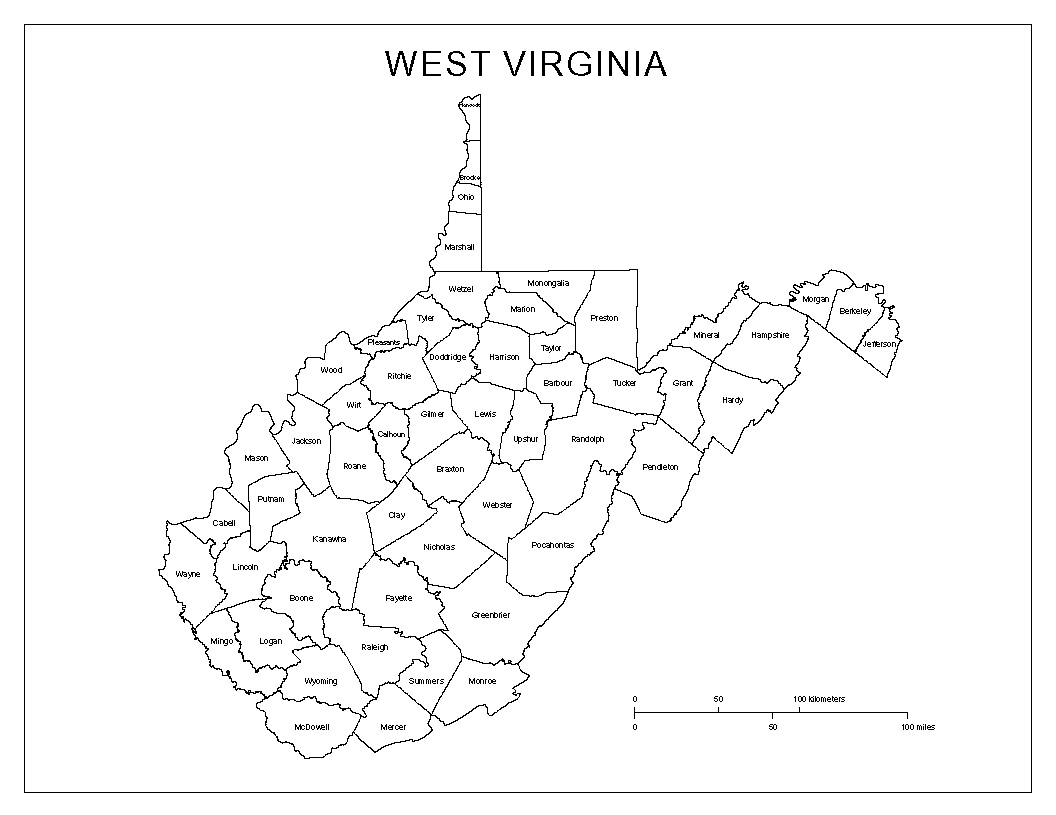 Maps Of West Virginia