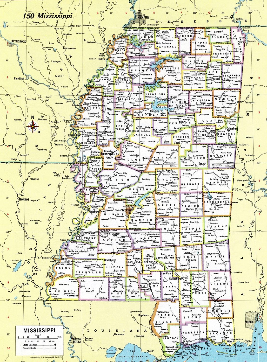 Mississippi Map Instant Download Printable Map Digital Download Wall Art Antique Map Etsy