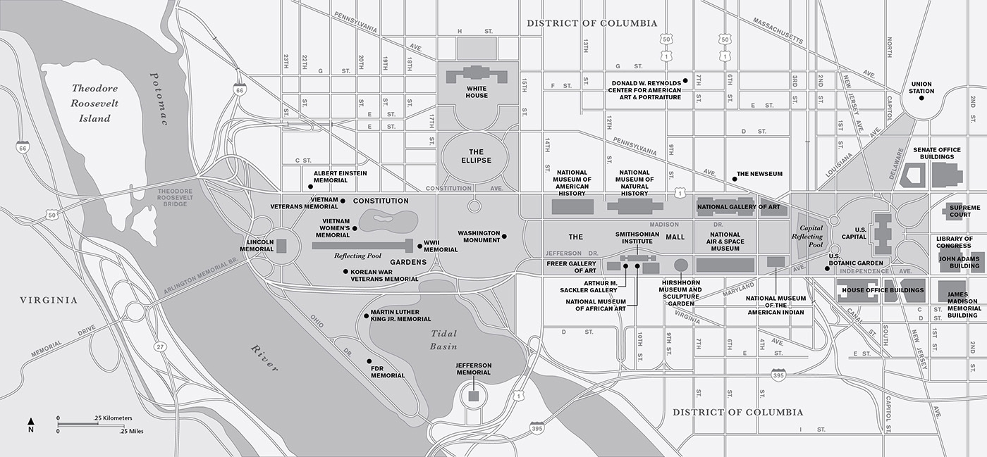 National Mall Map Cartografix Cartografix