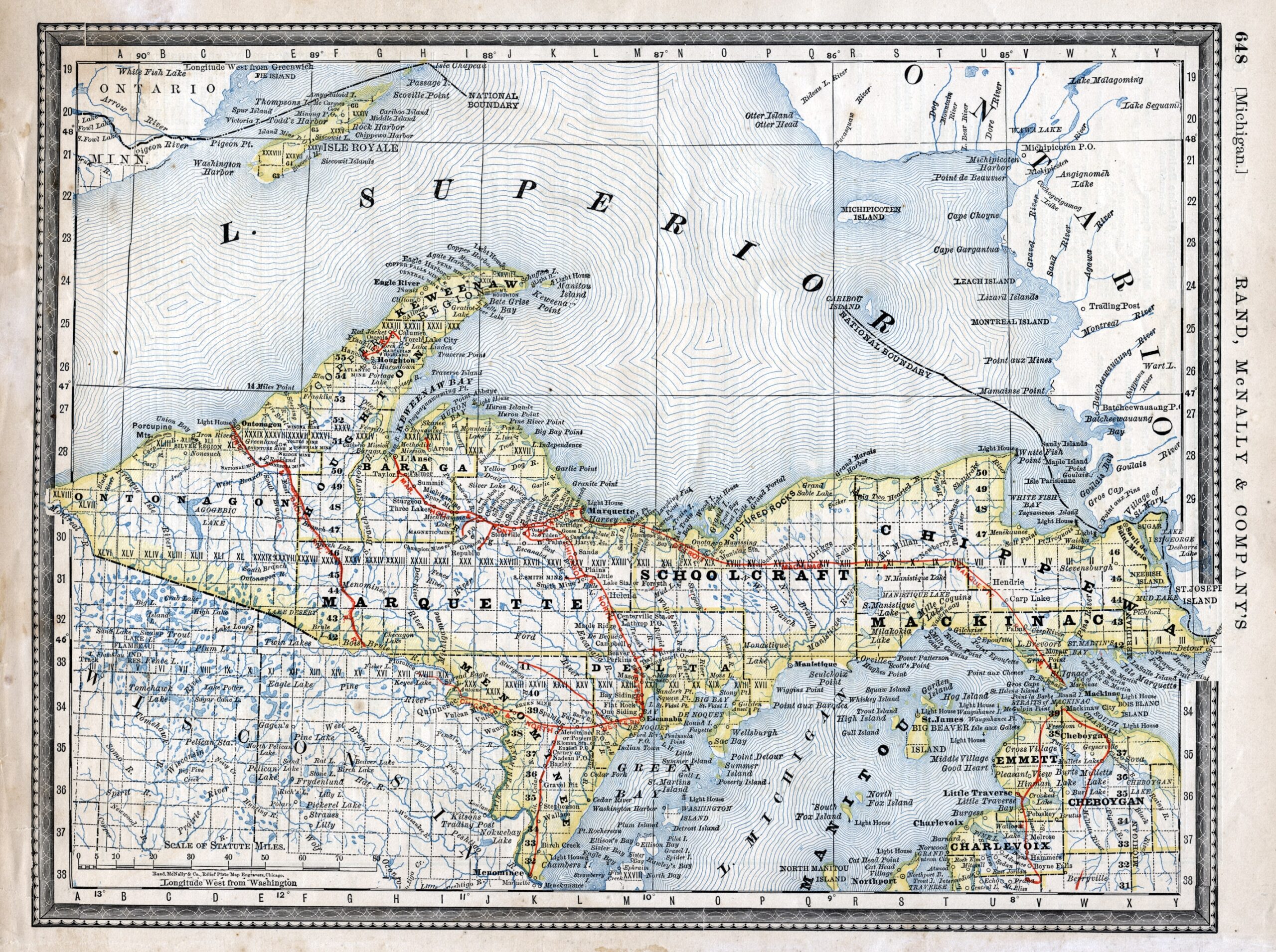 Part 2 State Of Michigan Michigan Road Maps Exhibts MSU Libraries