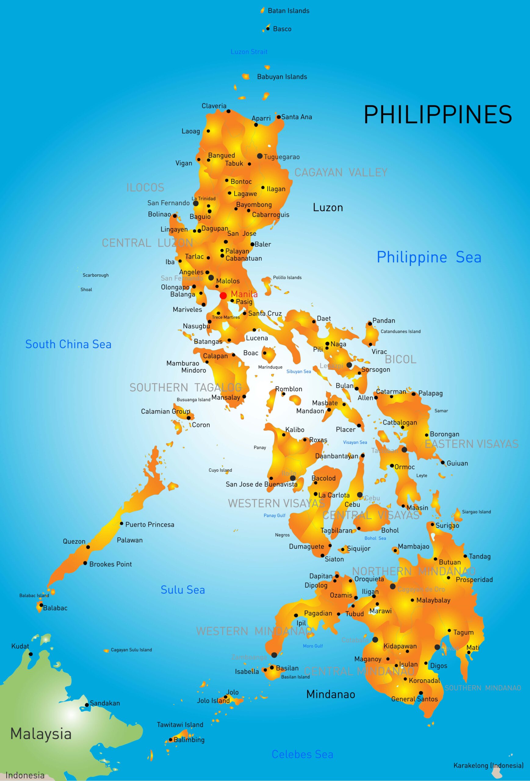 Philippines Map Guide Of The World