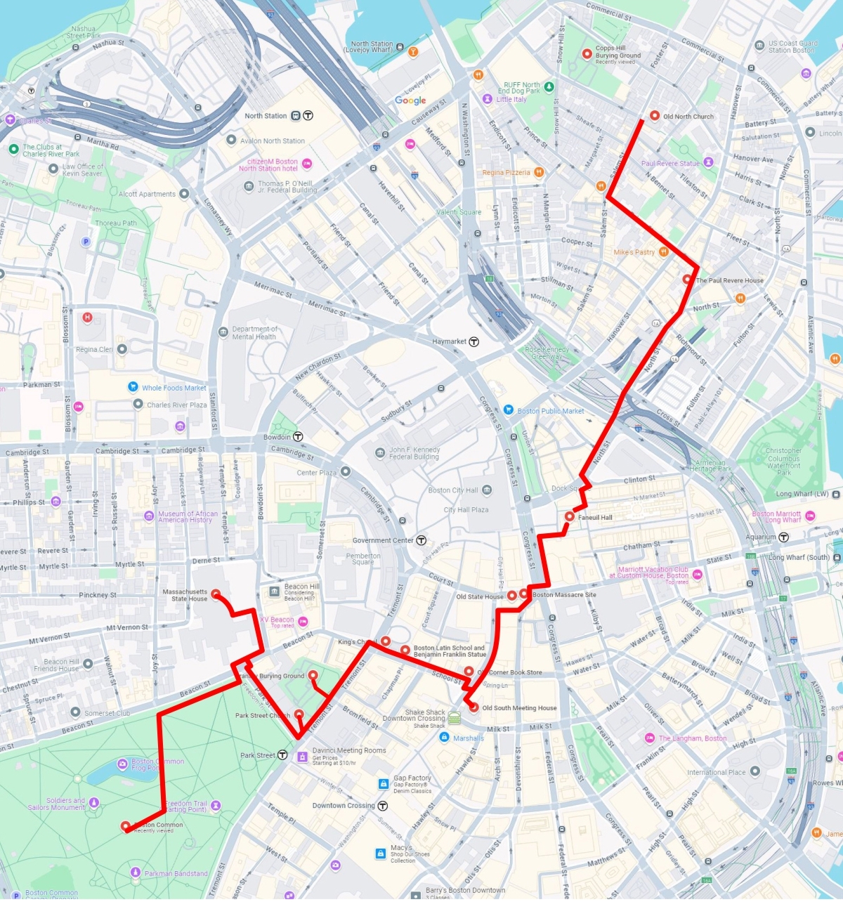 Private Boston Tour Freedom Trail