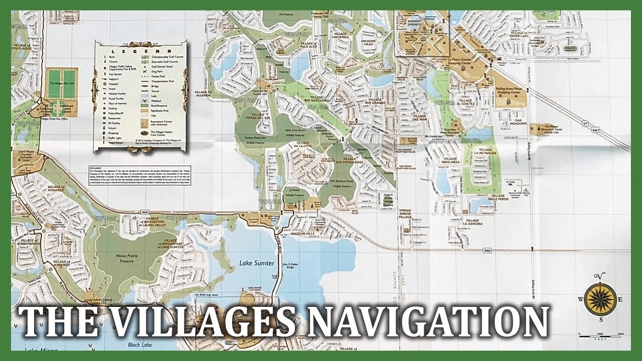 Show Map Of The Villages In Florida Boundaries Major Cities And Geography