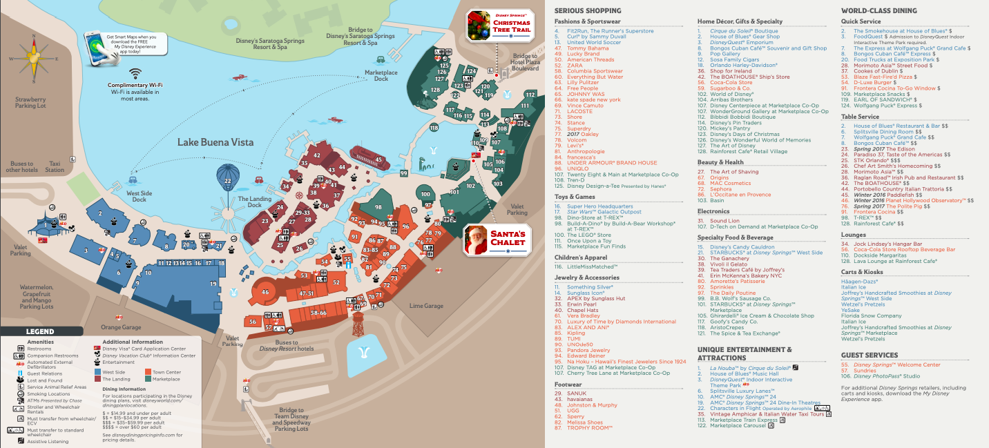 The Official Disney Springs Map Tips For Your Visit Disney Trippers