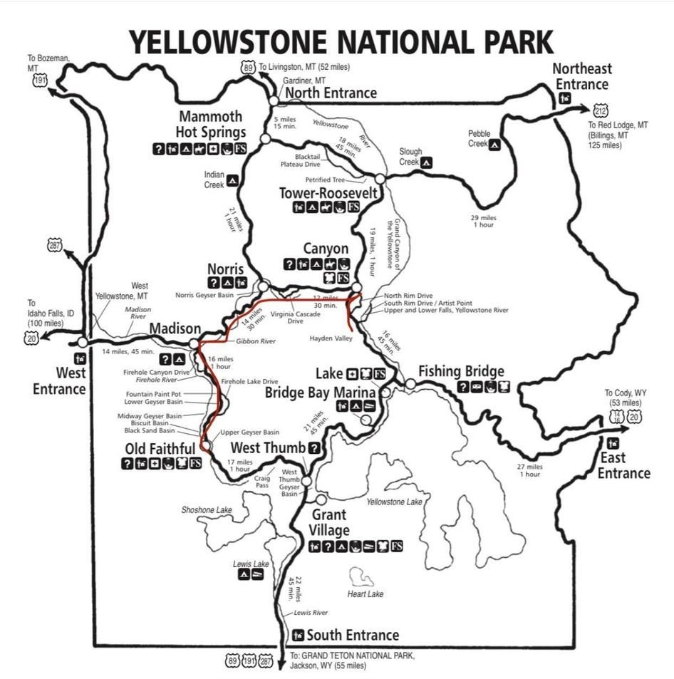 The Perfect 4 Day Itinerary For Yellowstone National Park Big Brave Nomad The Perfect 4 Day Itinerary For Yellowstone National Park Big Brave Nomad