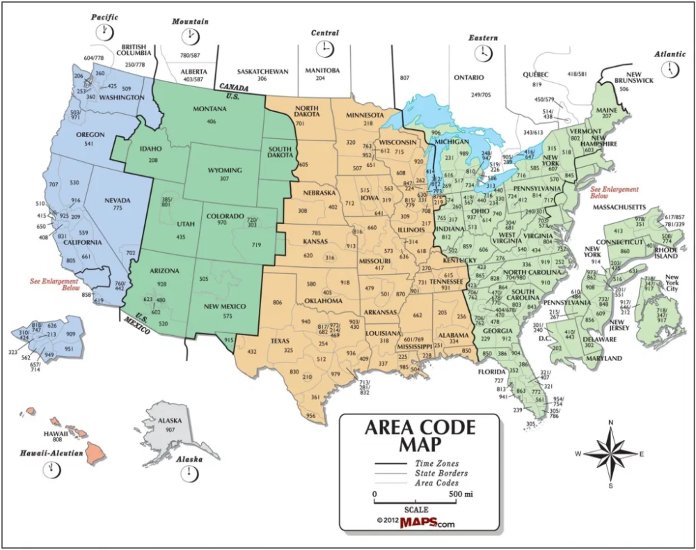 Time Zone Map Of The United States Large Printable Colorful Worksheets Library