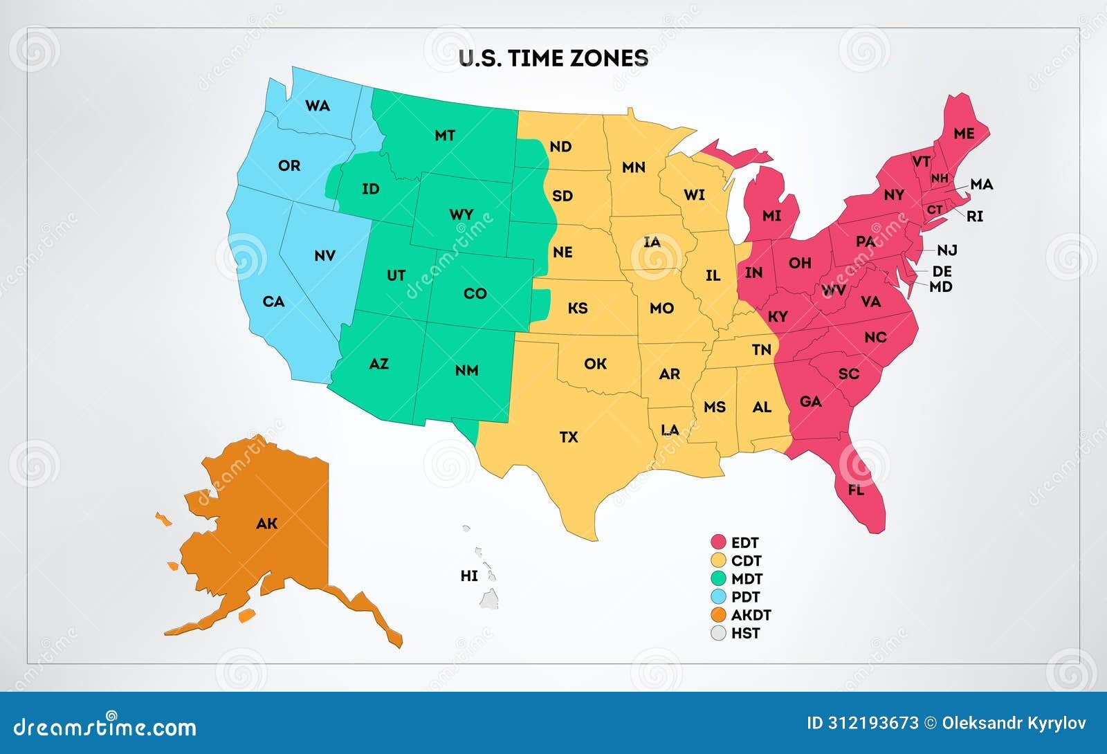 Time Zones United States Stock Illustrations 34 Time Zones United States Stock Illustrations Vectors Clipart Dreamstime
