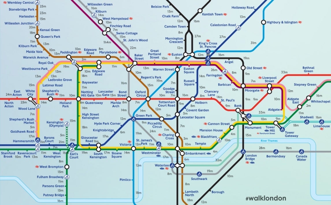 Tube Strike This London Transport Map Will Get You Home During Station Staff Walkout The Independent The Independent