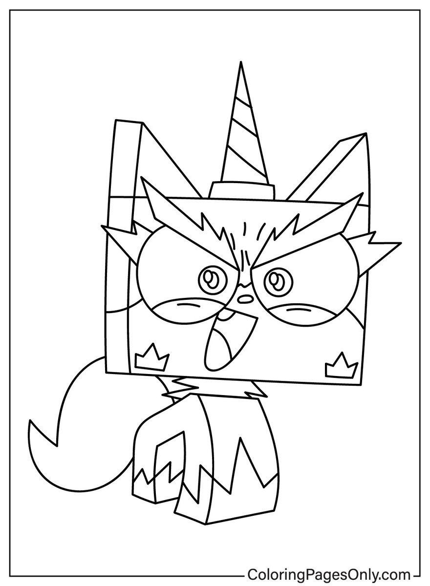 Unikitty Coloring Pages Download And Print Free Coloring Pages At Https t co cm306Lrggq Unikitty cartoon cute Coloringpagesonly Coloringpages ColoringBook art sketch drawing draw illustration Coloring trend Trending Twitter