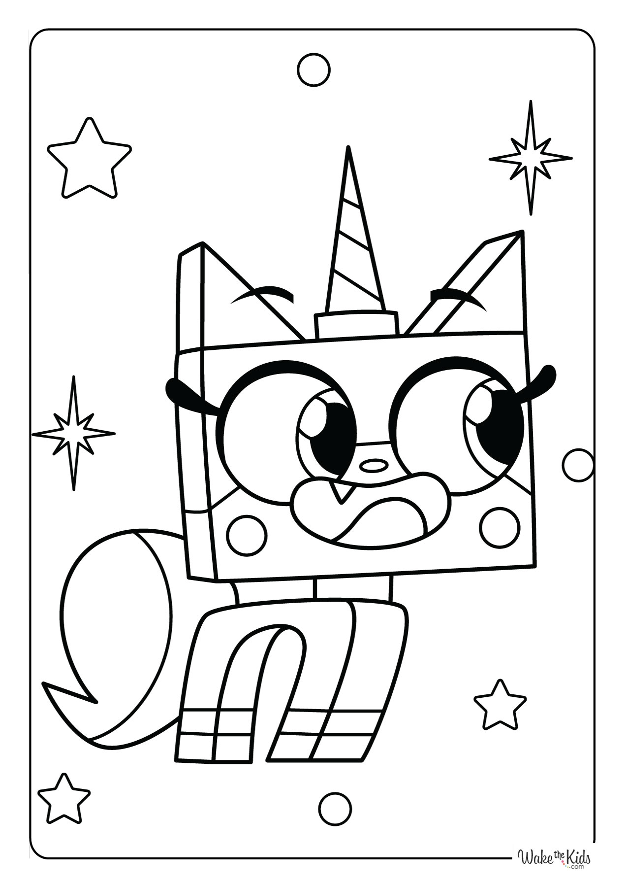 Unikitty Coloring Pages Free Printable PDFs WakeTheKids