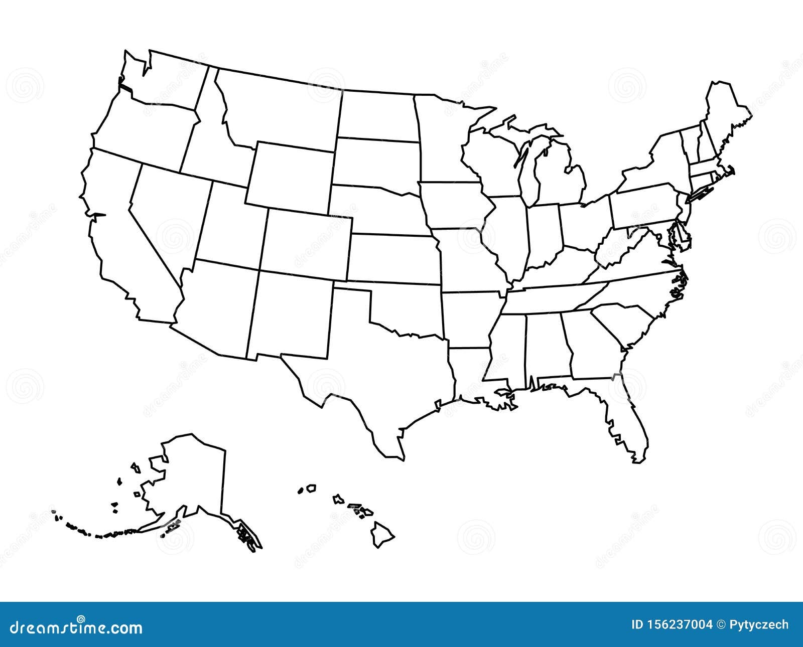 United States Map Outline Black Stock Illustrations 31 115 United States Map Outline Black Stock Illustrations Vectors Clipart Dreamstime