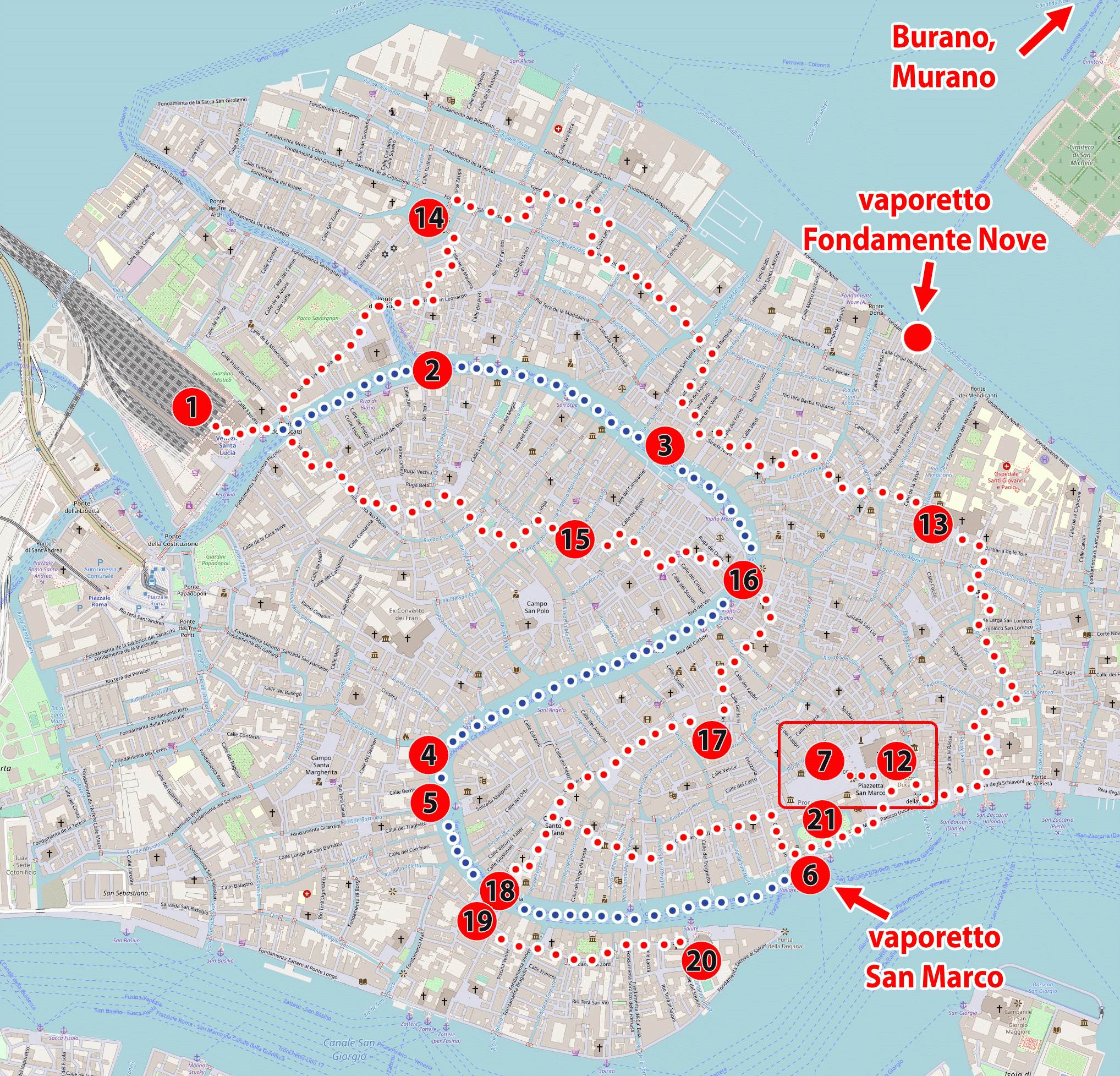 Venice Tourist Map PDF Gancarczyk