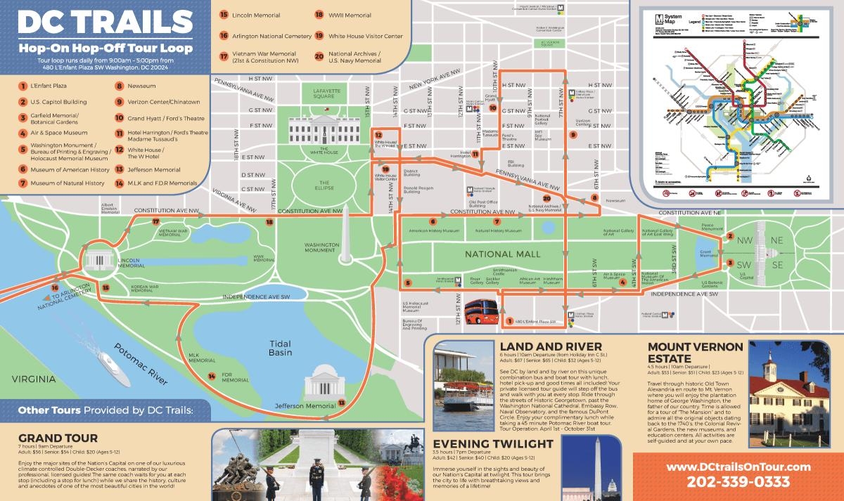 Washington Dc Tourist Attractions Map Top Sights Best Things To Do Places To Visit 2026
