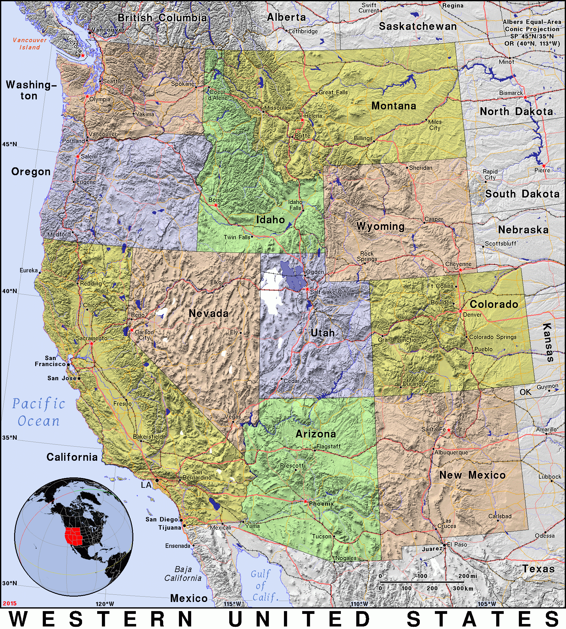 Western United States Public Domain Maps By PAT The Free Open Source Portable Atlas