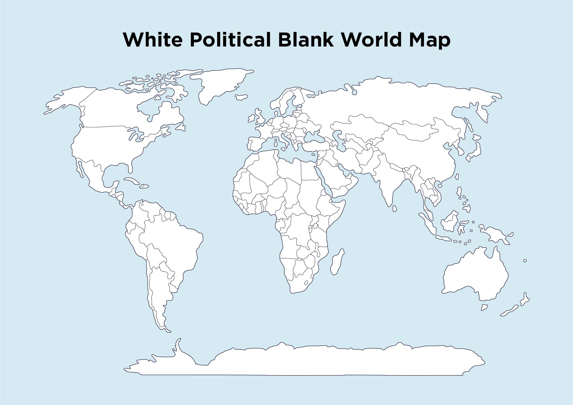 World Map A4 Size 10 Free PDF Printables Printablee