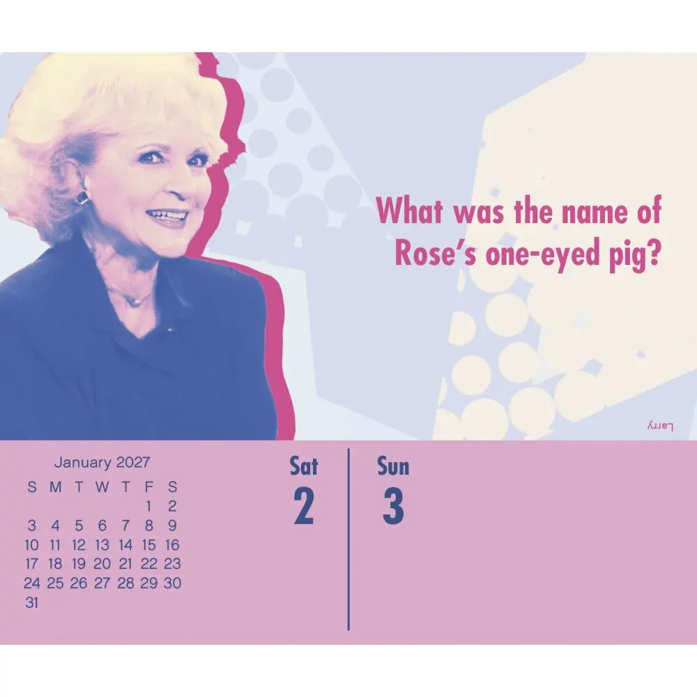 Golden Girls 2027 Desk Calendar Golden Girls 2027 Desk Calendar