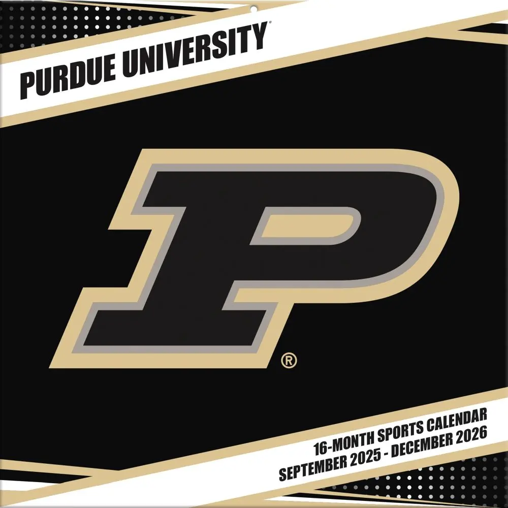 Purdue Boilermakers 2026 Wall Calendar